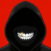 goldtooth.exe avatar: a hooded figure with a gold-tooth grin